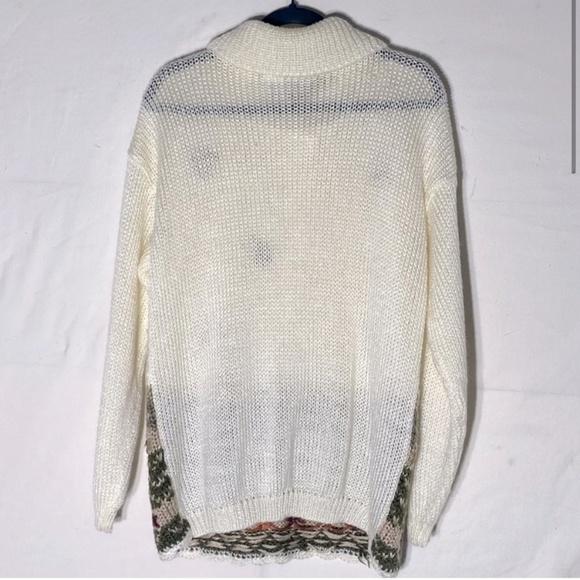Vintage Huntington Ridge Hand Knit Turtleneck Sweater L - Picture 3 of 13